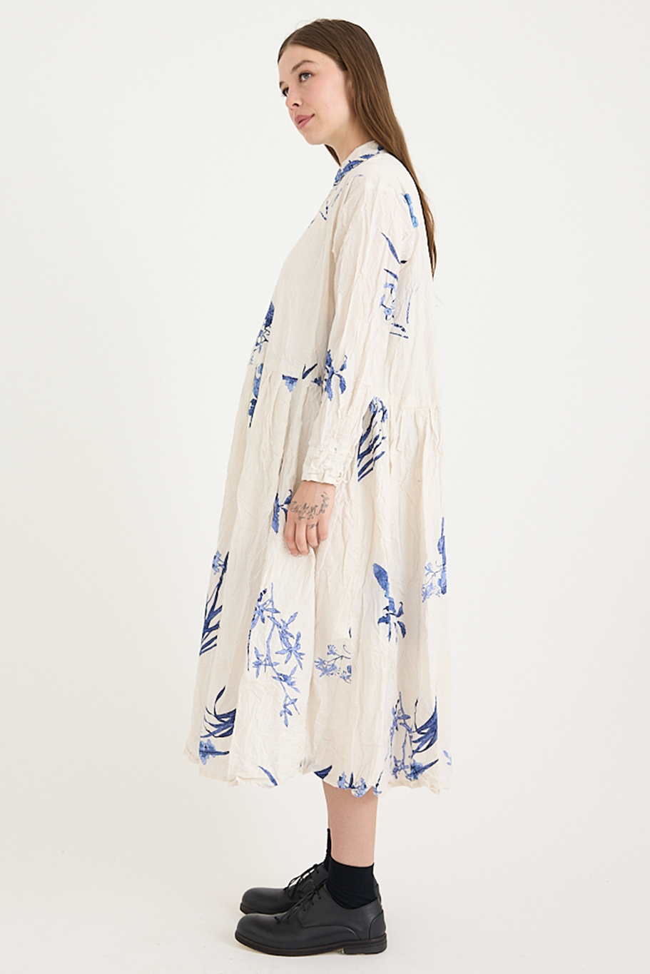 Pas De Calais - Japonism Flower Print Dress