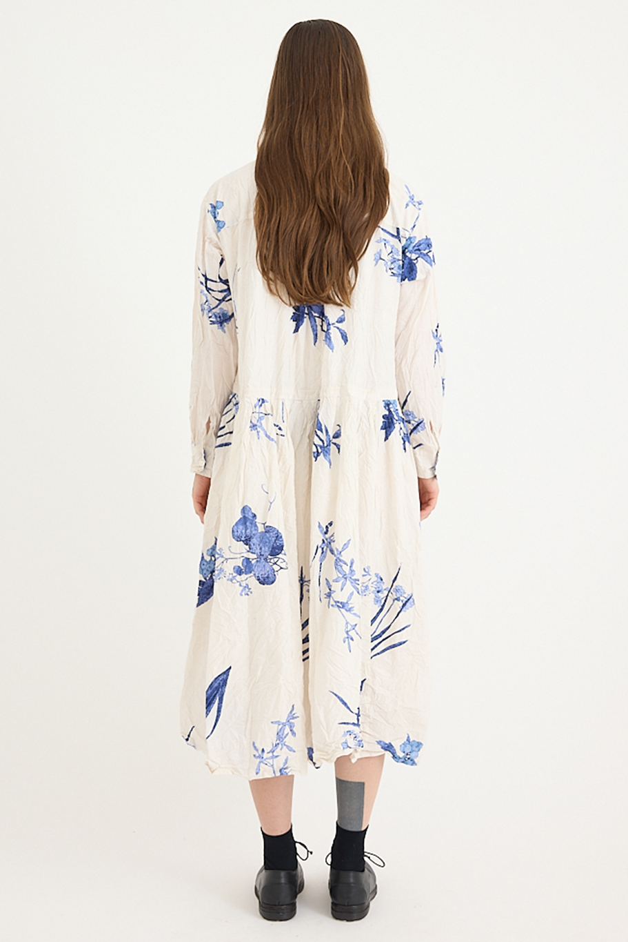 Pas De Calais - Japonism Flower Print Dress