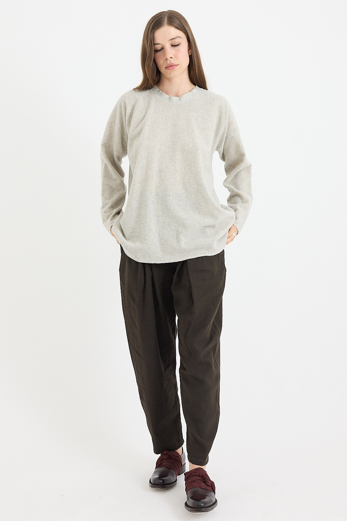 Kaval, Crew Neck Short Sleeve Tee - Off White - MAKIE