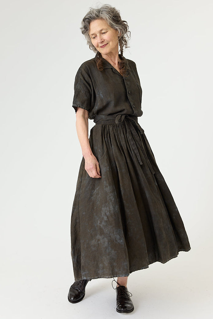 Kaval - Front Gather Short Sleeve Dress