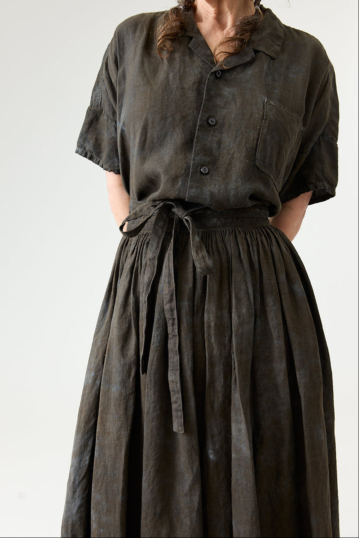Kaval - Front Gather Short Sleeve Dress