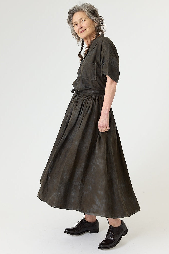 Kaval - Front Gather Short Sleeve Dress