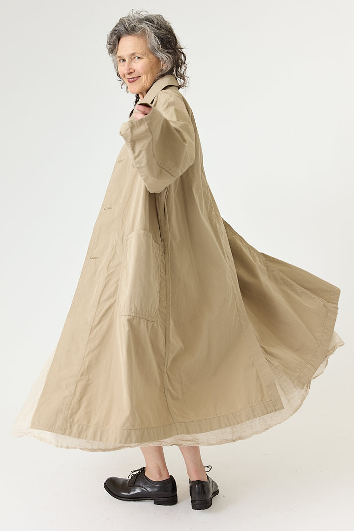 Kaval - Raglan Overcoat - Natural