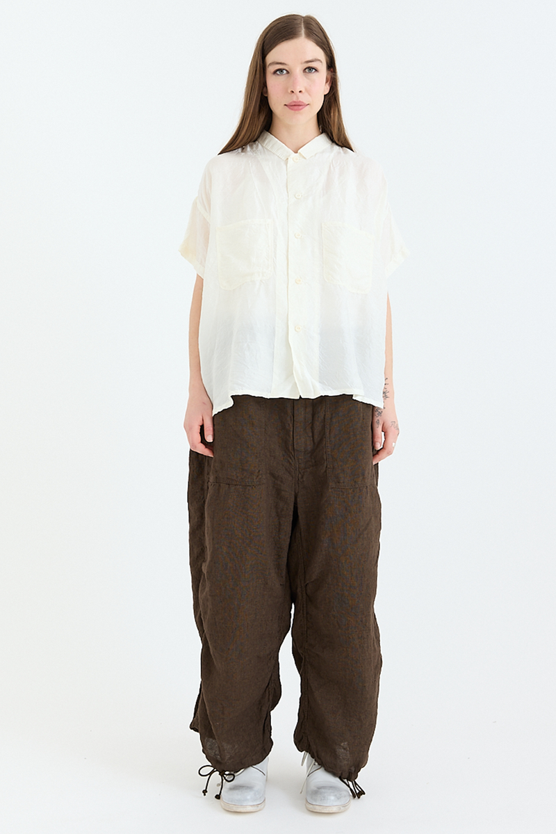 Kaval - Shrunk Short Shirt - Khadi Silk