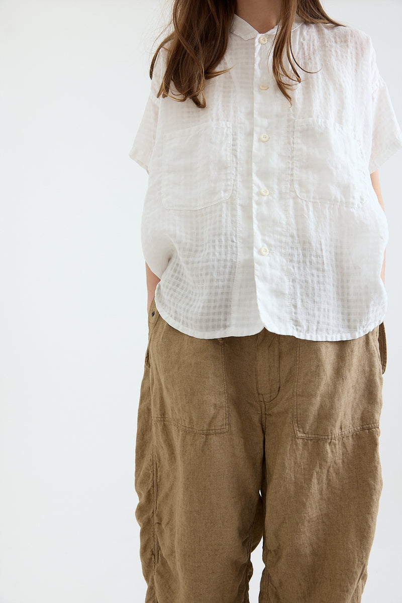 Kaval - Shrunk Short Shirt - Linen Ramy