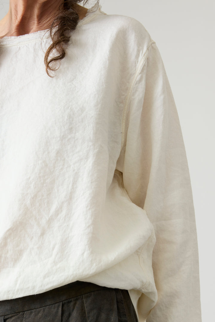 Kaval - Silk Linen Tee Blouse