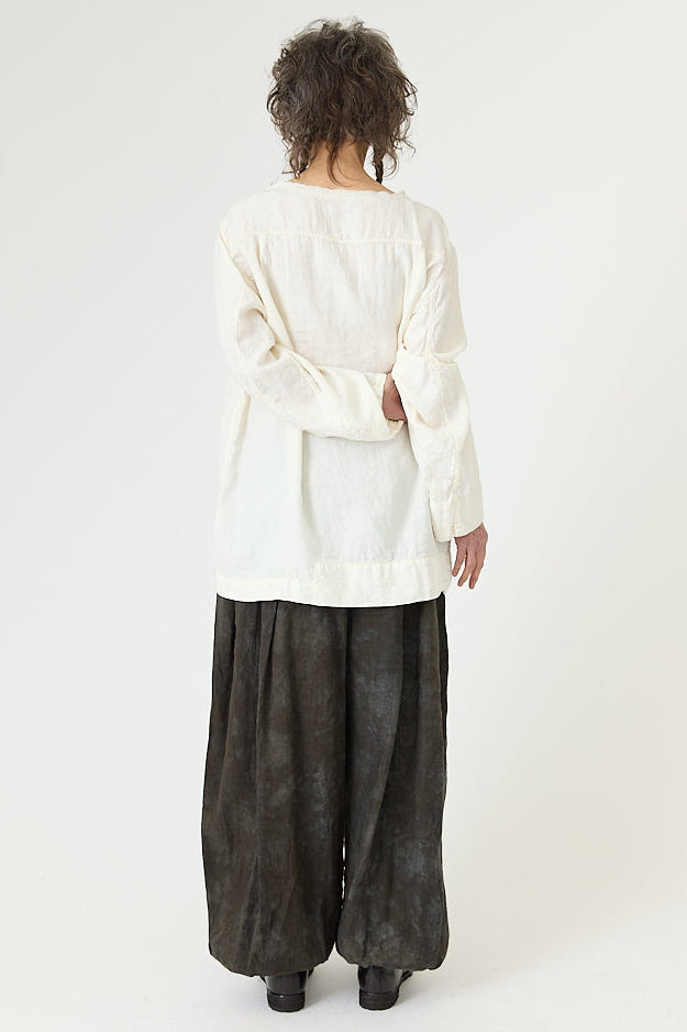 Kaval - Silk Linen Tee Blouse