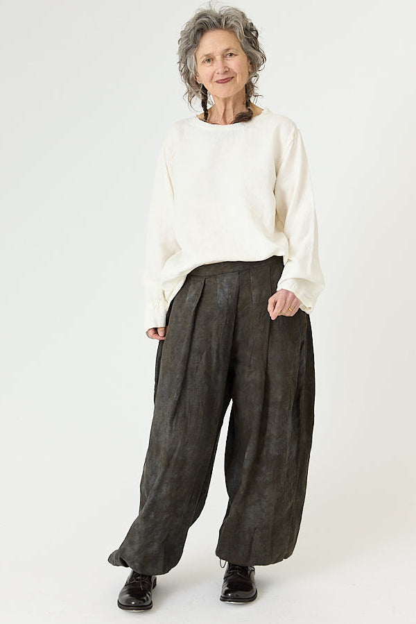 Kaval - Silk Linen Tee Blouse