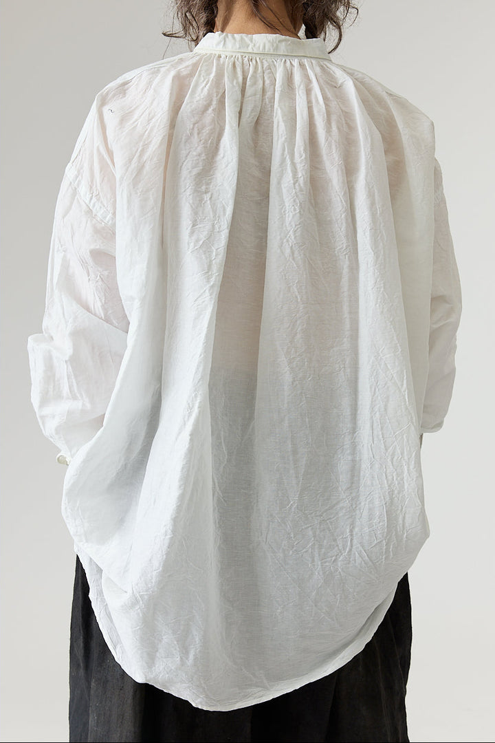 Kaval - Wide Gather Blouse - Ice Mint