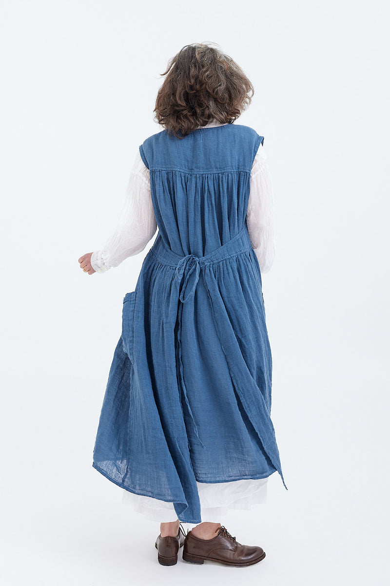 Metta - Kitty Apron Dress - Gauze Linen
