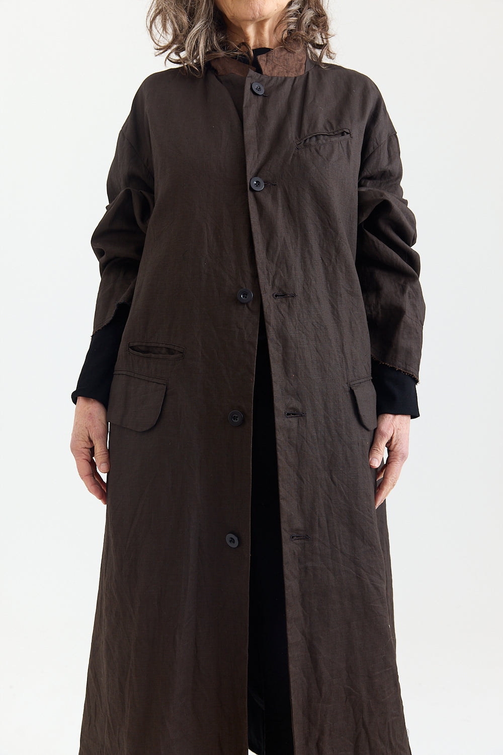 トップス KLASICA AttachedLooseLinenPulloverKnit Klasica Mens