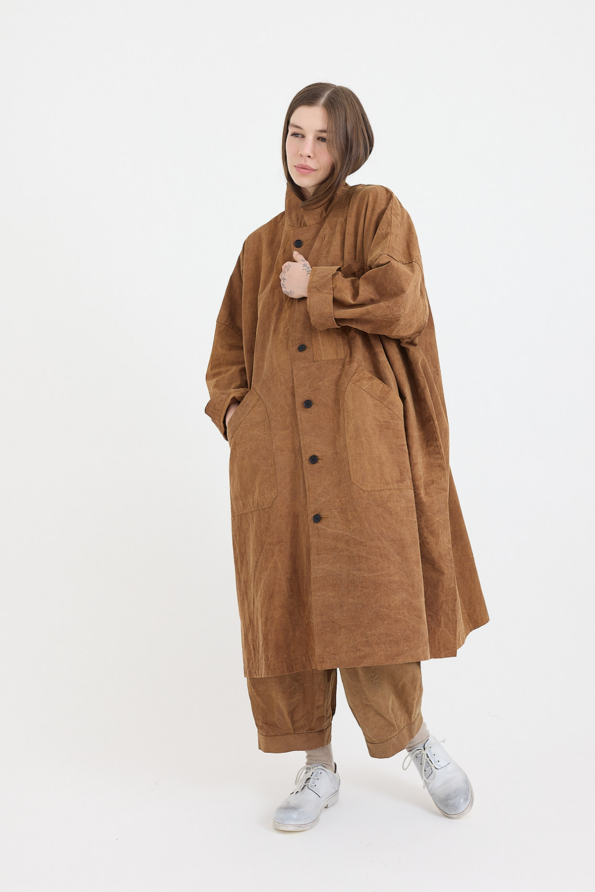 Klasica - Wide Cut Vintage Work Coat Coat – Scarlet Jones