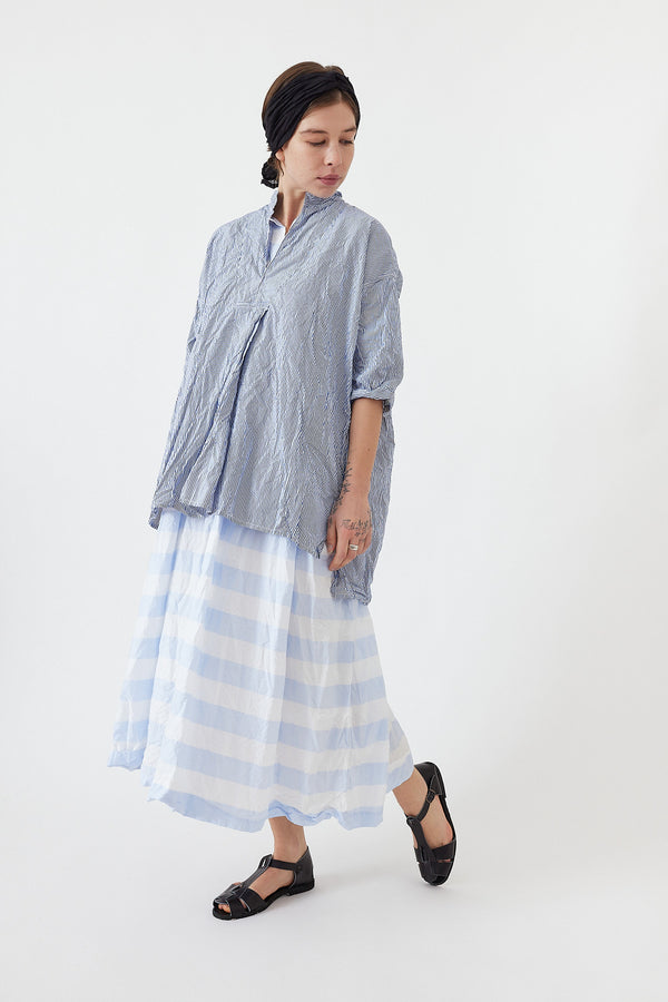 Daniela Gregis - Kora Shirt - Blue White Stripe