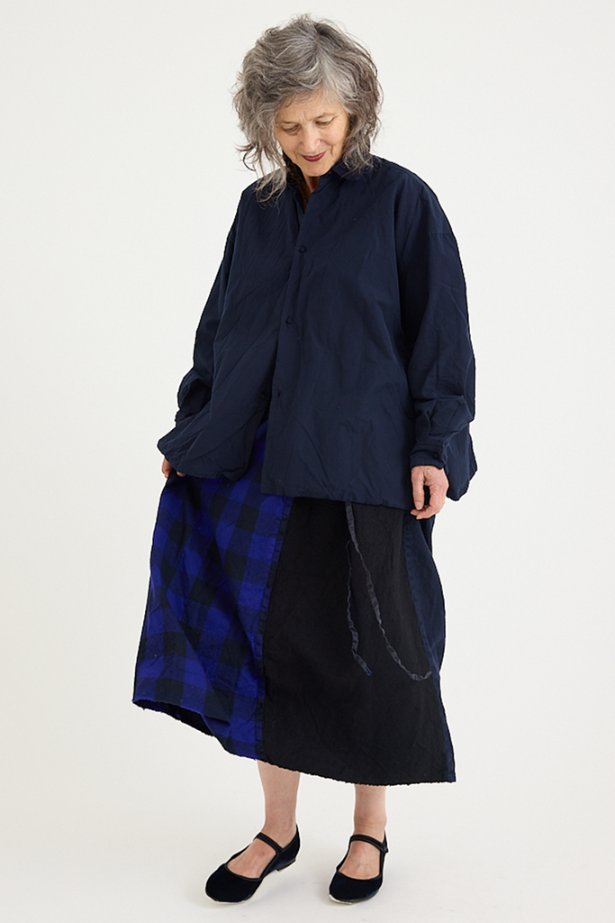 Daniela Gregis - Larga Reversible Jacket - Dark Blue – Scarlet Jones