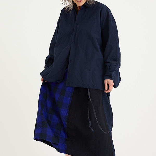 Daniela Gregis - Larga Reversible Jacket - Dark Blue – Scarlet Jones
