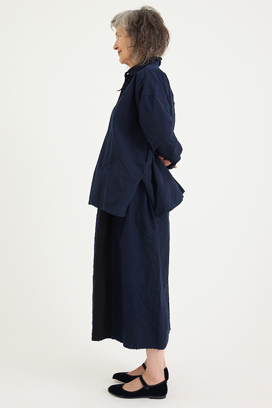 Daniela Gregis - Larga Reversible Jacket - Dark Blue – Scarlet Jones