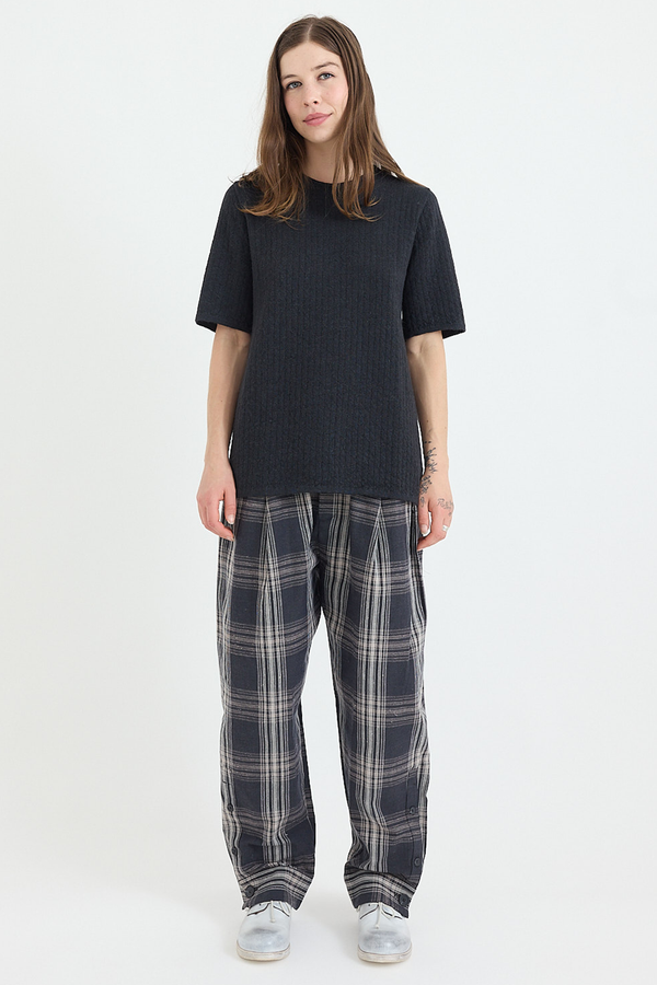 Lauren Manoogian - Line Quilt Tee - Ink