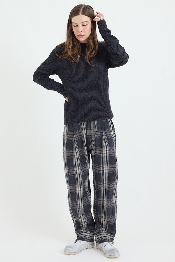 Lauren Manoogian - Plaid Cuff Pants
