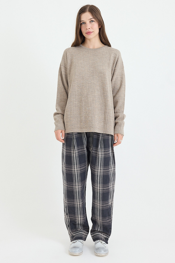 Lauren Manoogian - Line Quilt Crewneck - Dust