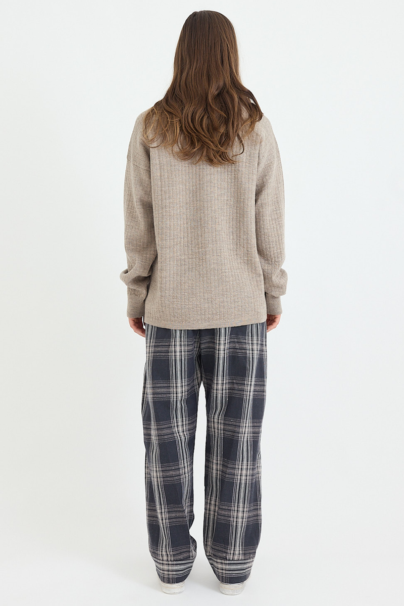 Lauren Manoogian - Line Quilt Crewneck - Dust