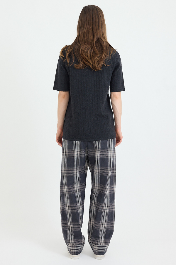 Lauren Manoogian - Line Quilt Tee - Ink