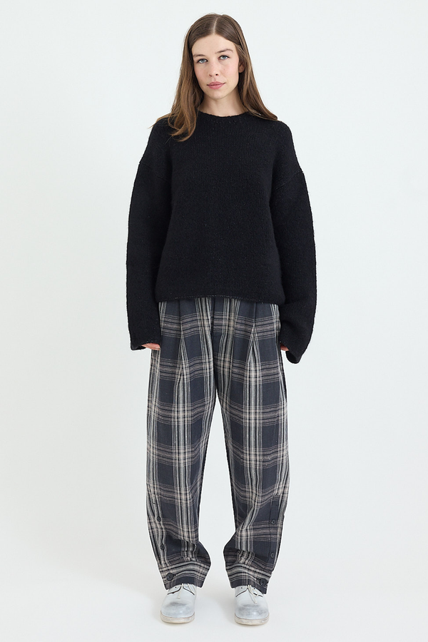 Lauren Manoogian - Vello Crewneck - Black