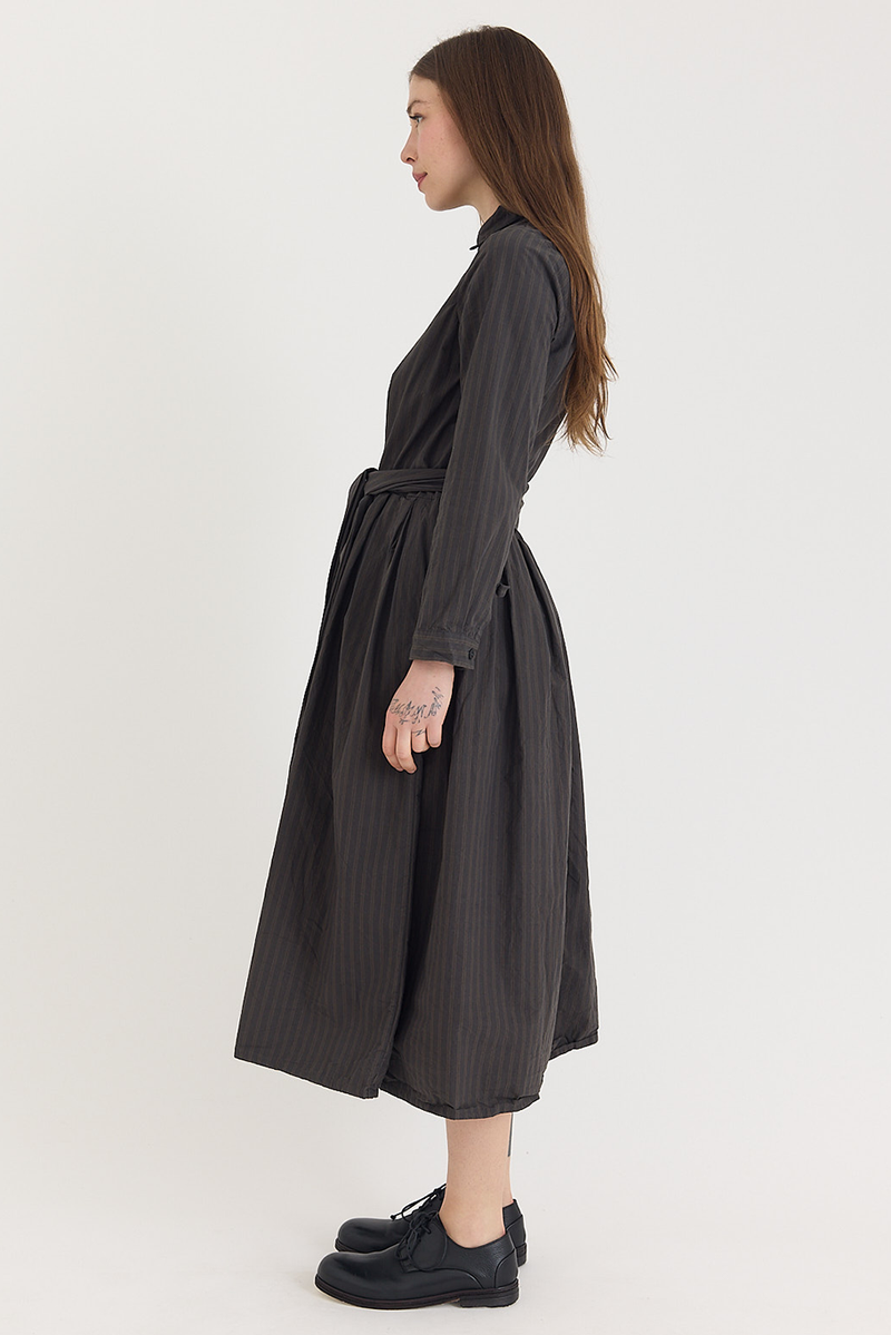 Bergfabel - Lena Dress - Moss Stripe