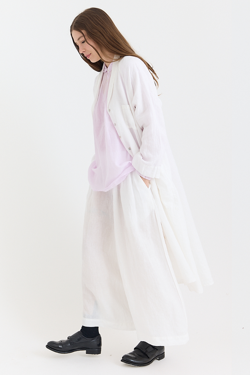 Metta - Linden Shirt Dress - Light Linen
