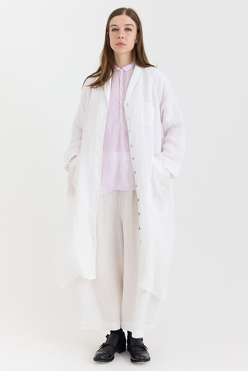 Metta - Linden Shirt Dress - Light Linen