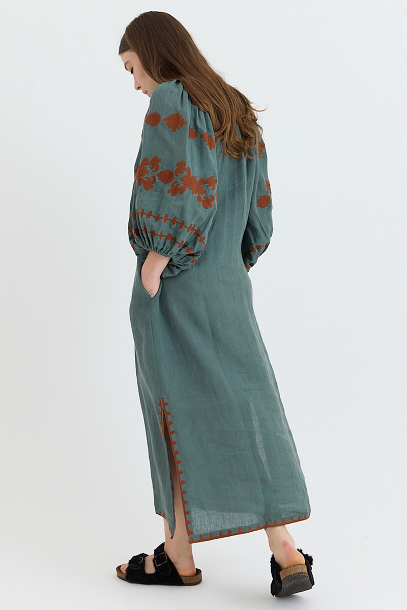 Benaras - Los Cabos Puff Dress