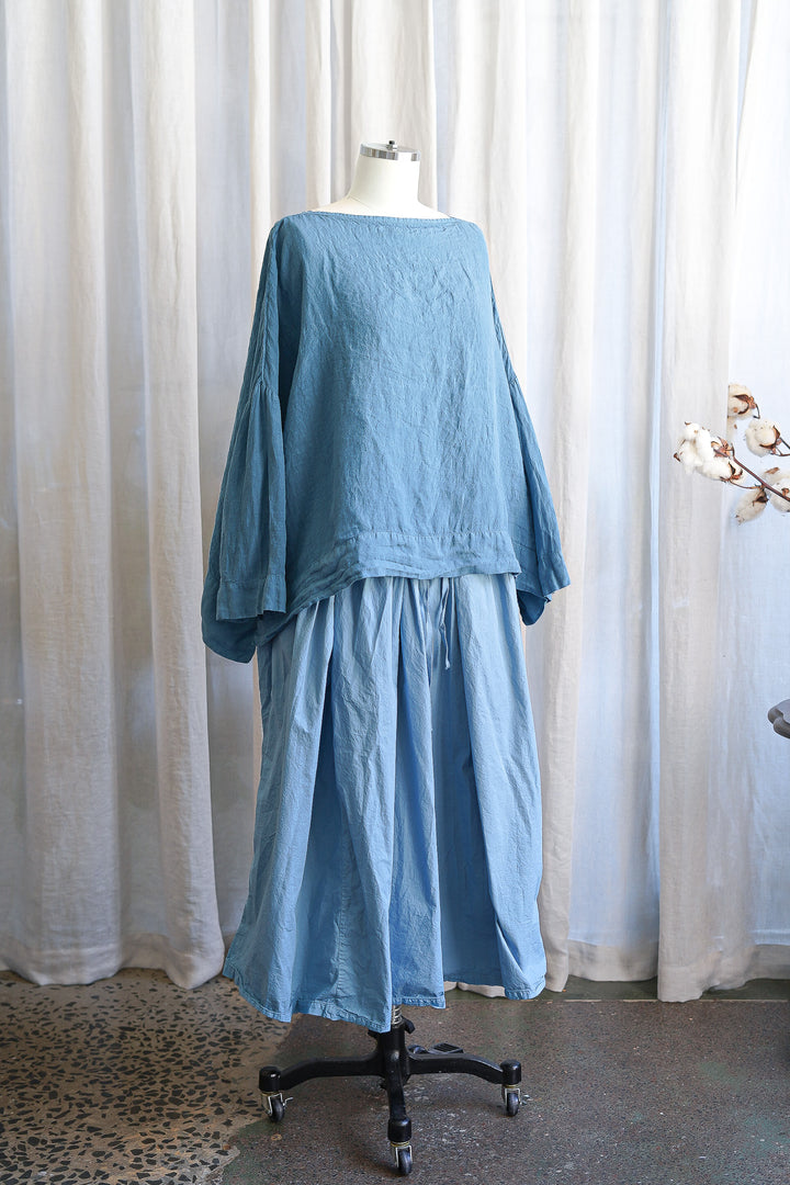 Metta - Sailor Boxy Top - Light Linen
