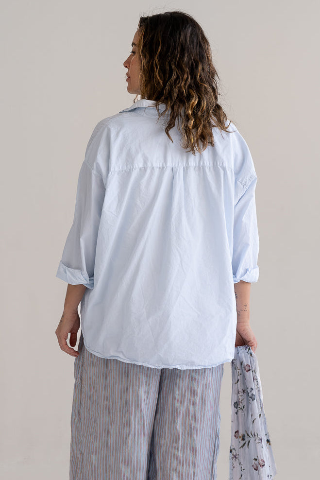 Metta - Indra Boxy Shirt - Fine Cotton Poplin