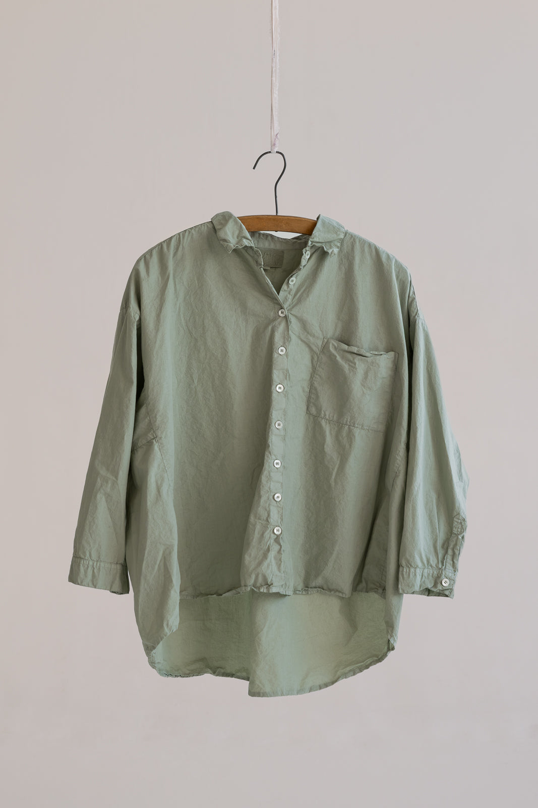 Metta - Indra Boxy Shirt - Fine Cotton Poplin