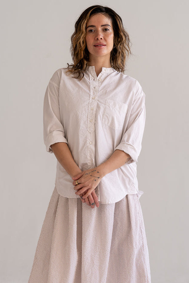 Metta - Indra Boxy Shirt - Fine Cotton Poplin