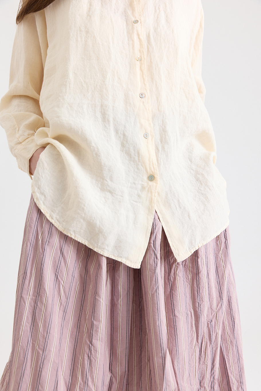 Metta - Man Shirt - Light Weight Linen