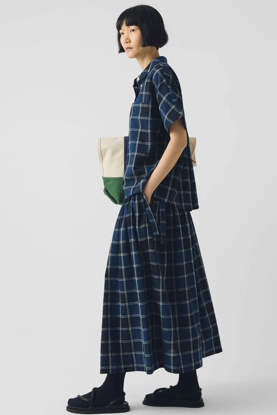 Toast - Market Check Cotton Linen Shirt