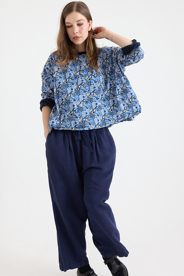Metta - Yuki Top / Seasonal Liberty Print - OneSize