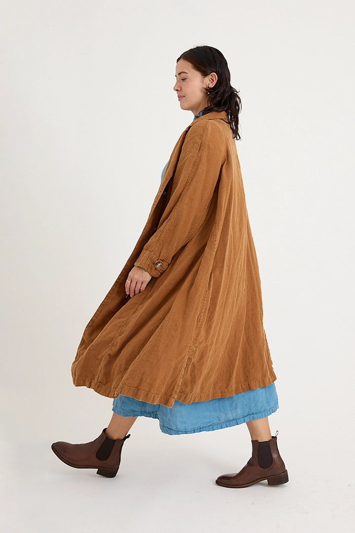 Metta - 1915 Unisex Duster Jacket - Thick Linen