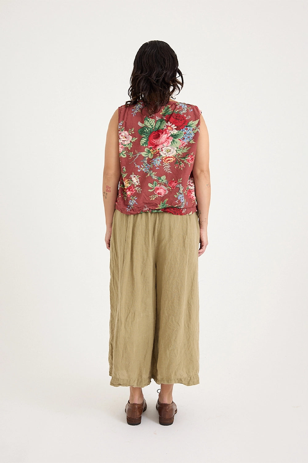 Metta - Anna Top - Sunset Garden Chintz