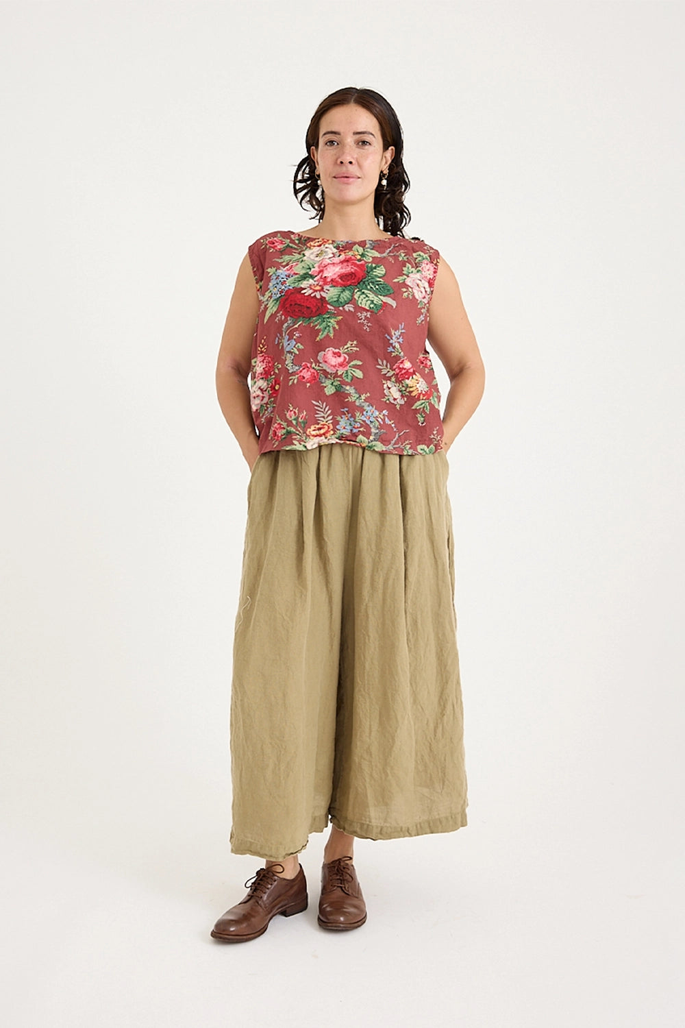 Metta - Anna Top - Sunset Garden Chintz