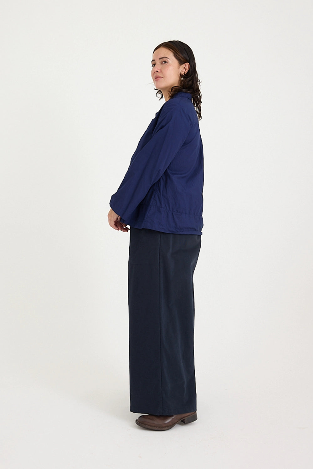 Metta - Aya Wide Pleat Pant - Brushed Cotton Twill