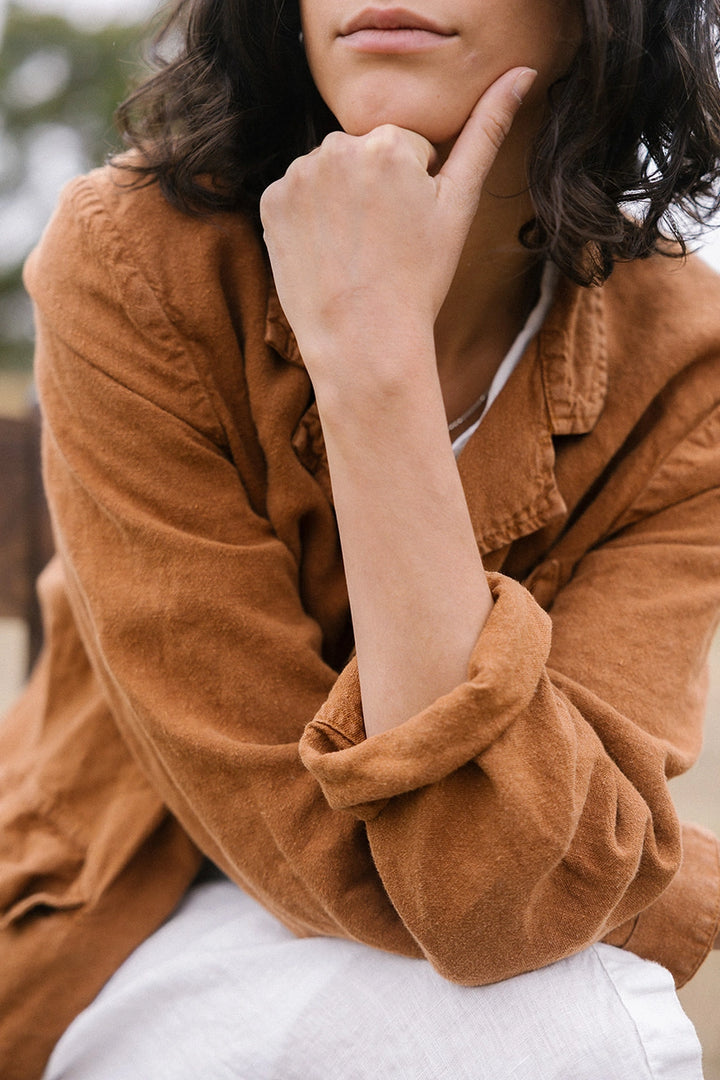 Metta - Dominique Blazer - Mid Weight Linen