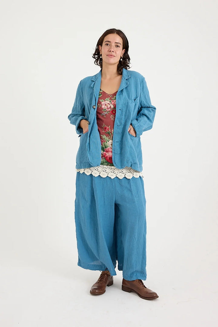 Metta - Dominique Blazer - Mid Weight Linen