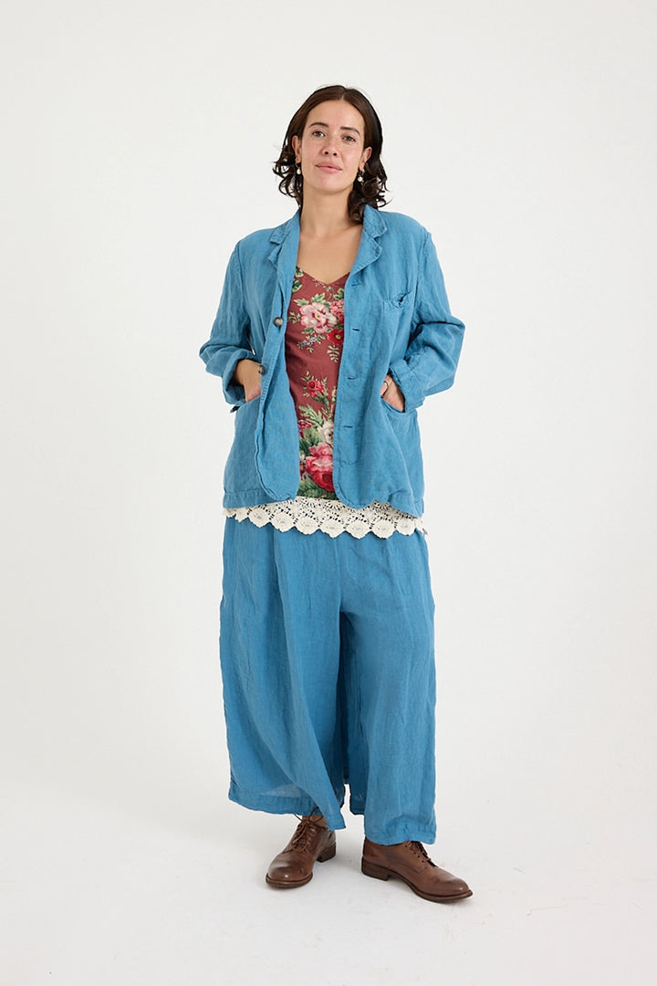 Metta - Hosta Wide Leg Pant - Light Linen