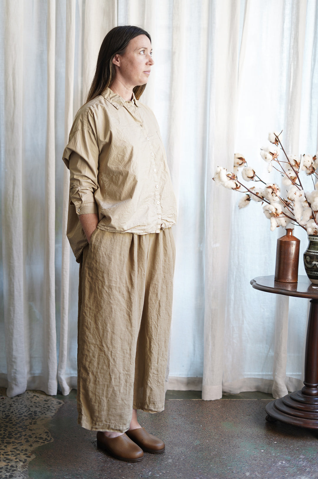 Metta - Indra Boxy Shirt - Fine Cotton Poplin