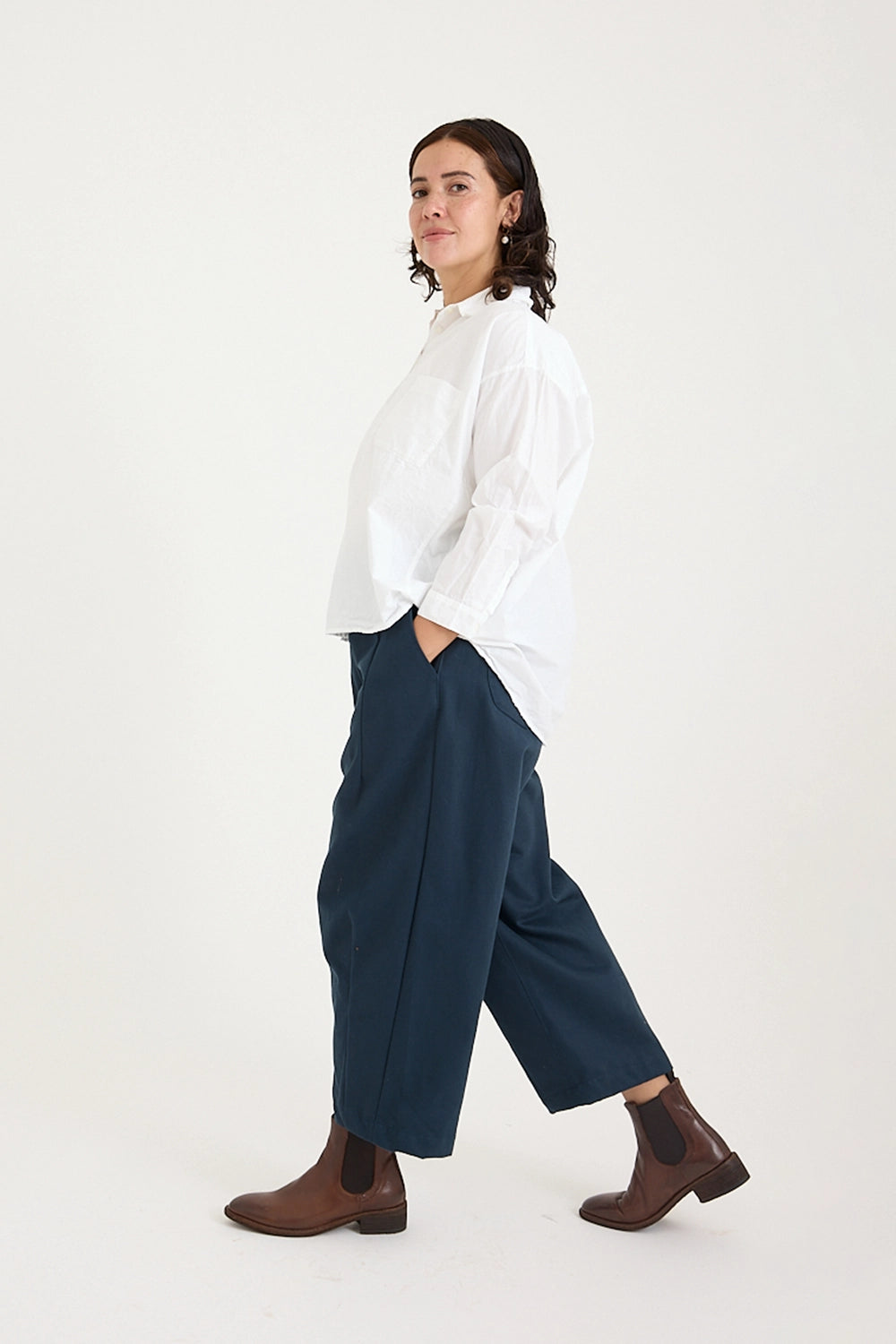 Metta - Indra Boxy Shirt - Fine Cotton Poplin