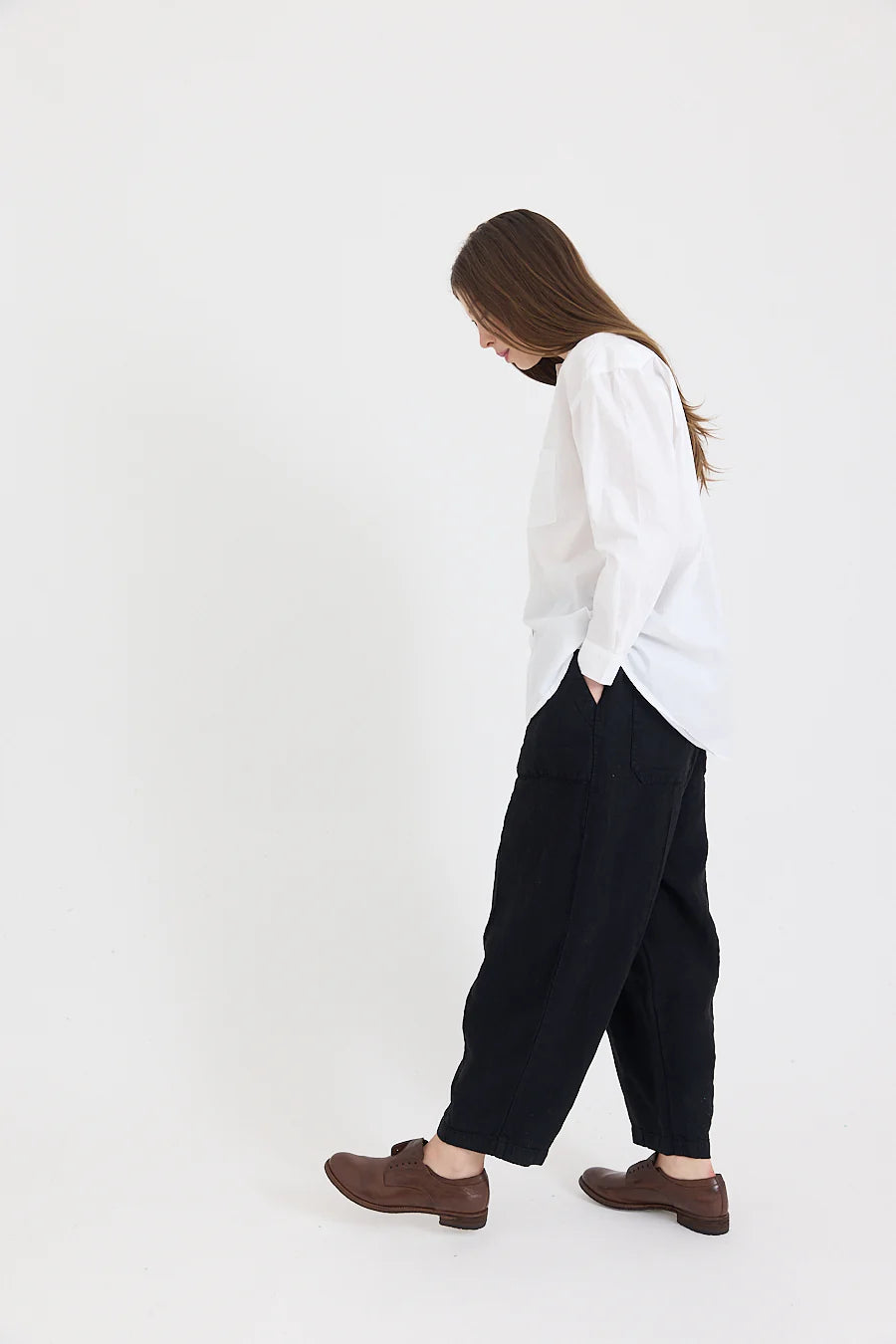Metta - Frankie Peg Pant - Mid Weight Linen