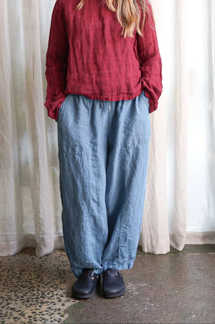 Metta - Frankie Peg Pant - Mid Weight Linen