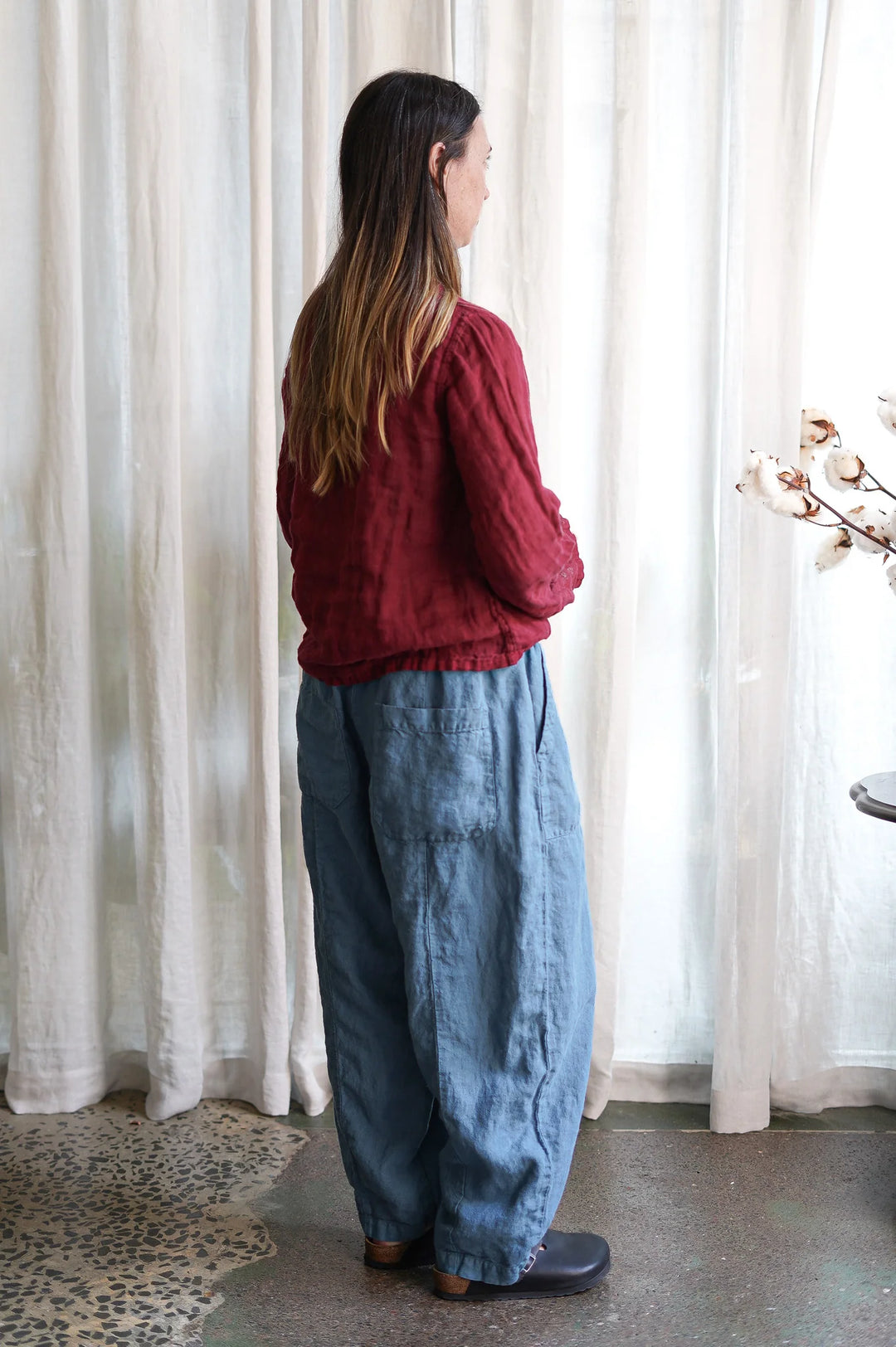 Metta - Frankie Peg Pant - Mid Weight Linen