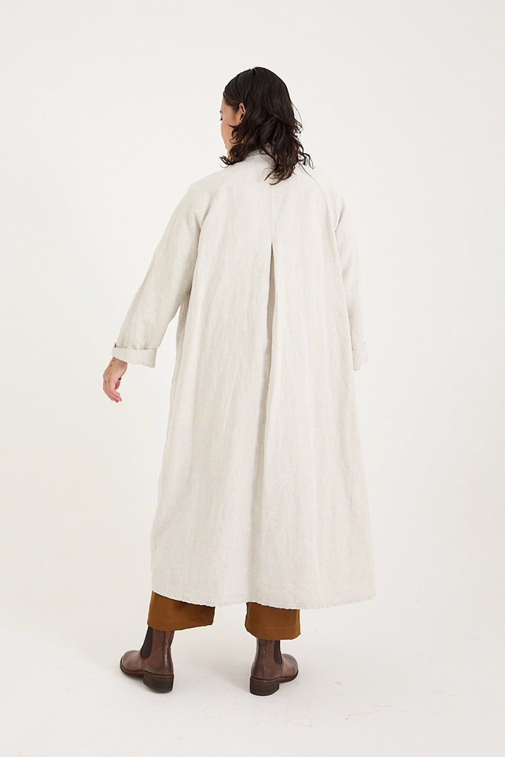 Metta - Linden Coat - Mid Weight Linen